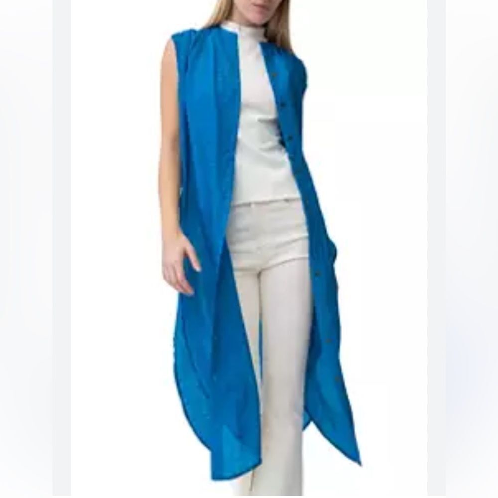 Adrienne Landau Royal Blue Top(Size Medium)